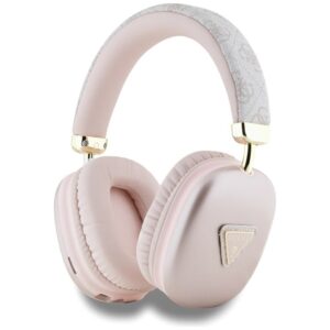 Guess 4G Triangle Logo - Wireless Over-Ear Headphones Bluetooth V5.3 pink