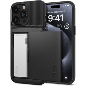 Spigen Slim Armor CS - dėklas skirtas Apple iPhone 15 Pro Black
