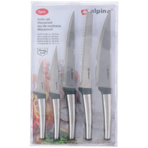 Alpina - Stainless steel knife set 5 pcs. - Image 2