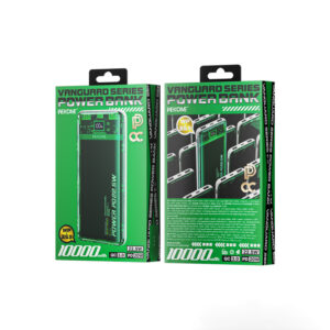 WEKOME WP-353 Vanguard Series - Power bank 10000 mAh PD 20W + QC 22.5W (Green / Transparent) - Image 3