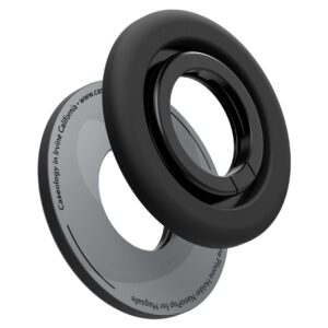 Spigen Nano Pop MagSafe Phone Ring - Finger holder with stand function (Black Sesame) - Image 3