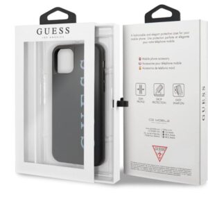Guess Double Layer Glitter Case - dėklas skirtas Apple iPhone 11 Pro Max Black/Multicolor - Image 4