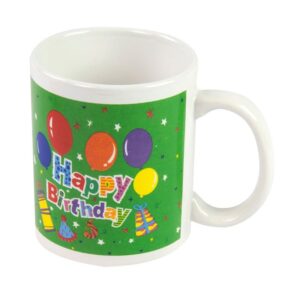 Ceramic birthday mug 300ml (Green) - Image 2