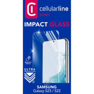 Cellularline Impact Glass - Toughened protective stiklas skirtas Samsung Galaxy S23 / S22 - Image 4