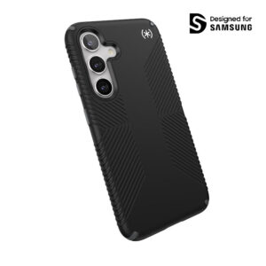 Speck Presidio2 Grip - dėklas skirtas Samsung Galaxy S24 Black/Slate Grey/White - Image 1
