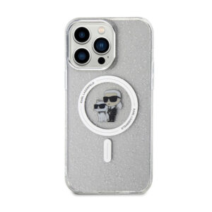 Karl Lagerfeld Karl & Choupette Glitter MagSafe - Apple iPhone 14 Pro Max Case Transparent - Image 3