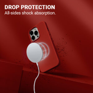 Crong Color Cover Magnetic dėklas skirtas Apple iPhone 13 Pro Max Red - Image 3