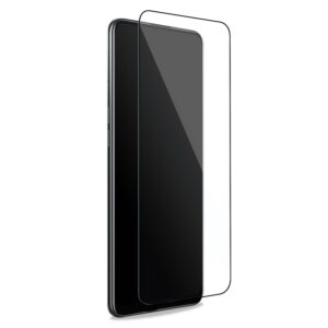 PURO Frame Apsauginis stiklas - Xiaomi Mi 11 LITE Apsauginis stiklas Protective Glass (Black Frame) - Image 1
