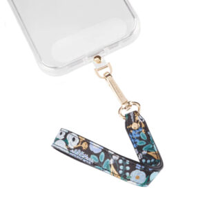 Rifle Paper Phone Wristlet - Universal phone lanyard Garden Party Blue - Image 3