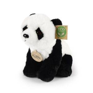 Rappa - Plush Realistic Sitting Panda 23 cm Eco-Friendly Soft Collection