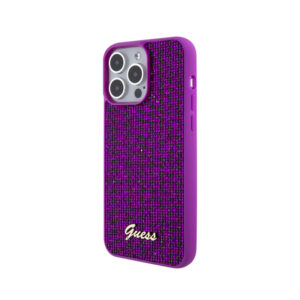 Guess Disco Metal Script - dėklas skirtas Apple iPhone 15 Pro Max Fuchsia - Image 2