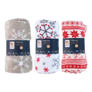 Arti Casa - Flannel Christmas Blanket 150x200 cm White - Image 4