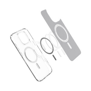 Spigen Ultra Hybrid Mag MagSafe - dėklas skirtas Apple iPhone 16 Pro Max Frost Clear - Image 4