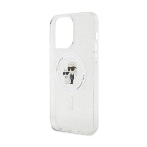 Karl Lagerfeld Karl & Choupette Glitter MagSafe - Apple iPhone 14 Pro Max Case Transparent - Image 6