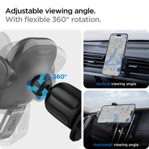 Spigen UTS12 OneTap - Universal car holder Black - Image 5
