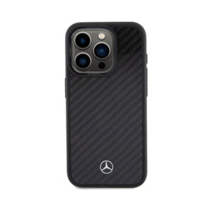 Mercedes Carbon Fiber Dynamic - dėklas skirtas Apple iPhone 15 Pro Black - Image 3