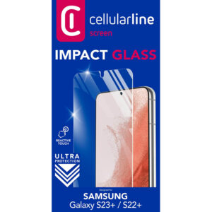 Cellularline Impact Glass - Toughened protective glass Samsung Galaxy S23+ / S22+ - Image 3