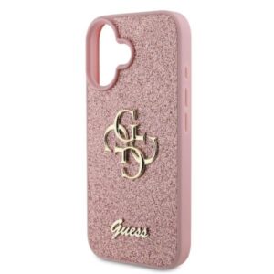 Guess Fixed Glitter Big 4G - dėklas skirtas Apple iPhone 16 Plus pink - Image 6
