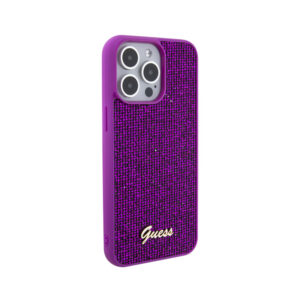 Guess Disco Metal Script - dėklas skirtas Apple iPhone 15 Pro Max Fuchsia - Image 4