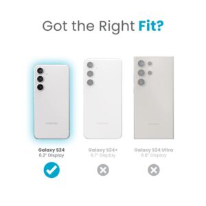 Speck Presidio2 Grip - dėklas skirtas Samsung Galaxy S24 Black/Slate Grey/White - Image 6