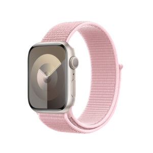 Crong Nylon – Sport strap for Apple Watch 38/40/41/42 mm (Powder Pink) - Image 2