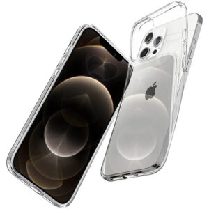 Spigen Liquid Crystal - dėklas skirtas Apple iPhone 12 / Apple iPhone 12 Pro Case Clear - Image 3