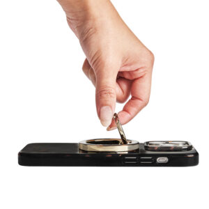 Kate Spade New York Magnetic Ring Stand - MagSafe finger holder with stand function (Tortoiseshell) - Image 2