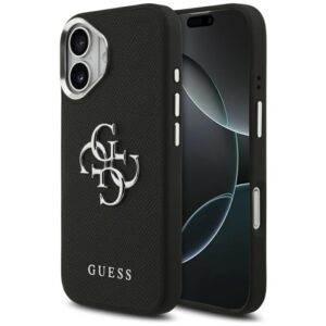 Guess Grained Big 4G Classic Logo - Case Apple iPhone 17 black
