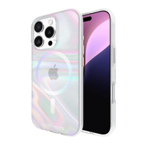 Case-Mate Soap Bubble MagSafe - dėklas skirtas Apple iPhone 16 Pro Iridescent - Image 1