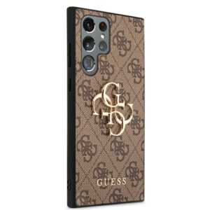 Guess 4G Big Metal Logo - Sasmung Galaxy S22 Ultra Brown - Image 4