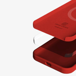 Crong Color Cover Magnetic dėklas skirtas Apple iPhone 13 Pro Red - Image 4
