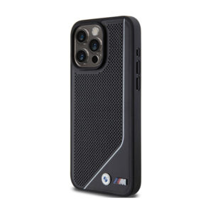BMW Perforated Twisted Line MagSafe - dėklas skirtas Apple iPhone 15 Pro black - Image 2