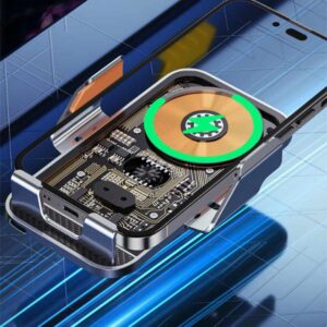 WEKOME WP-U204 Vanguard Series - Auto car holder with wireless charging 15W (Black) - Image 6