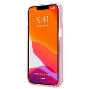 Karl Lagerfeld Glitter Karl & Choupette Head - dėklas skirtas Apple iPhone 13 Pro Pink - Image 5