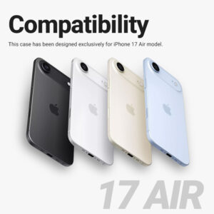 Crong Clear MAG Cover - dėklas MagSafe Apple iPhone Air transparent - Image 5