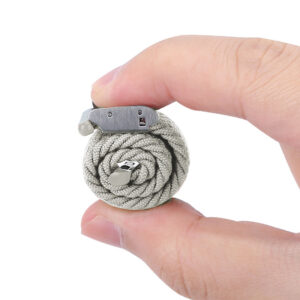 Crong Wave Band – Braided strap for Apple Watch 44/45/46/49 mm (light gray) - Image 6