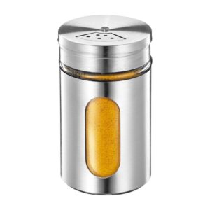 Küchenprofi - Stainless Steel Spice Container with Window and 3 Dispensing Sieves 8x5 cm - Image 4