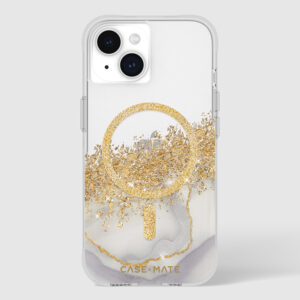 Case-Mate Karat MagSafe - dėklas skirtas Apple iPhone 15 / Apple iPhone 14 / Apple iPhone 13 decorated su gold Marble - Image 6