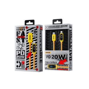 WEKOME WDC-08 Vanguard Series - USB-C to Lightning Fast Charging PD 20W connection cable 1 m aukso spalvos - Image 2