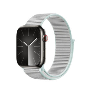 Crong Nylon – Sport apyrankė skirta Apple Watch 38/40/41/42 mm Pastel Grey - Image 2