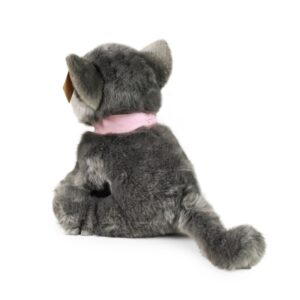 Rappa - Plush realistic toy Gray Cat sitting 25 cm Eco-Friendly - Image 4