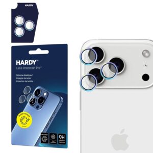 3mk HARDY Lens Protection Pro - Camera Lens Glass for iPhone 17 Pro / iPhone 17 Pro Max (Rainbow)