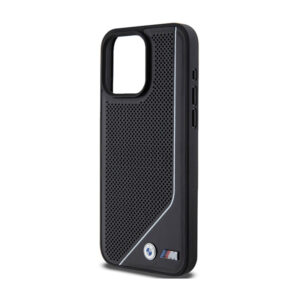 BMW Perforated Twisted Line MagSafe - dėklas skirtas Apple iPhone 15 Pro black - Image 6