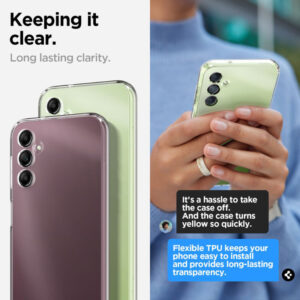 Spigen Liquid Crystal - dėklas skirtas Samsung Galaxy A14 5G Transparent - Image 6