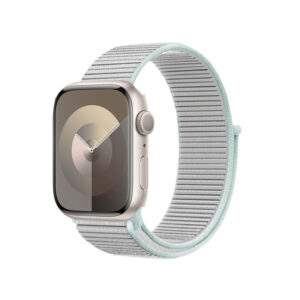 Crong Nylon – Sport apyrankė skirta Apple Watch 38/40/41/42 mm Pastel Grey - Image 3