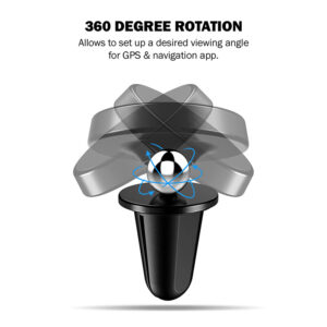 Crong Magnetic Smart Car Phone Holder black - Image 5