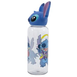 Disney Stitch - Bottle 560 ml with a 3D cap from the Flowers collection - Image 2