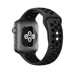 Crong Duo Sport – Strap for Apple Watch 38/40/41/42 mm (grey/black) - Image 2
