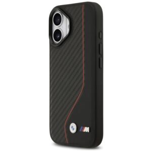 BMW M Carbon Line & Logo MagSafe - dėklas skirtas Apple iPhone 17 red - Image 2