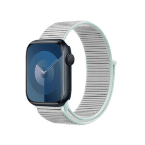 Crong Nylon – Sport apyrankė skirta Apple Watch 38/40/41/42 mm Pastel Grey - Image 5